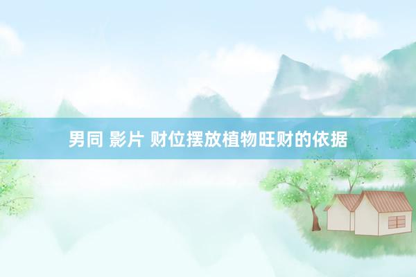 男同 影片 财位摆放植物旺财的依据